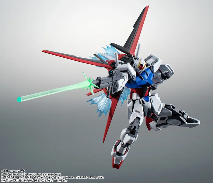 Bandai Robot Spirits Mobile Suit Gundam Seed AQM/E-X01 Aile Striker & Option Parts Set - Image 7
