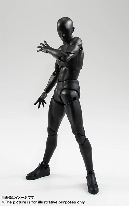 Bandai S.H.Figuarts Body-kun (Solid Black Color Ver.) - Image 3