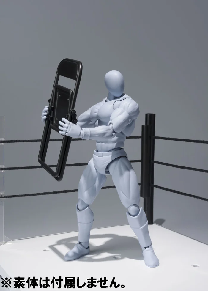 Bandai Tamashii Stage Act Ring Corner (Neutral Corner) & Folding Chair Set - Image 8