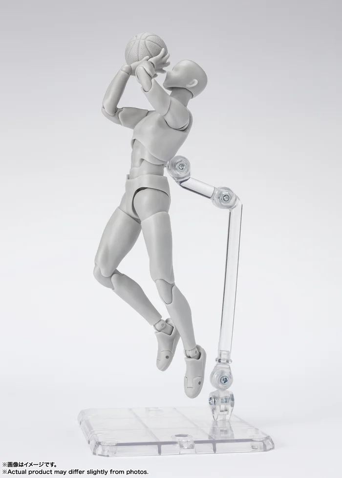 Bandai S.H.Figuarts Body-kun Sports Edition DX Set: Gray Color Ver. - Image 8