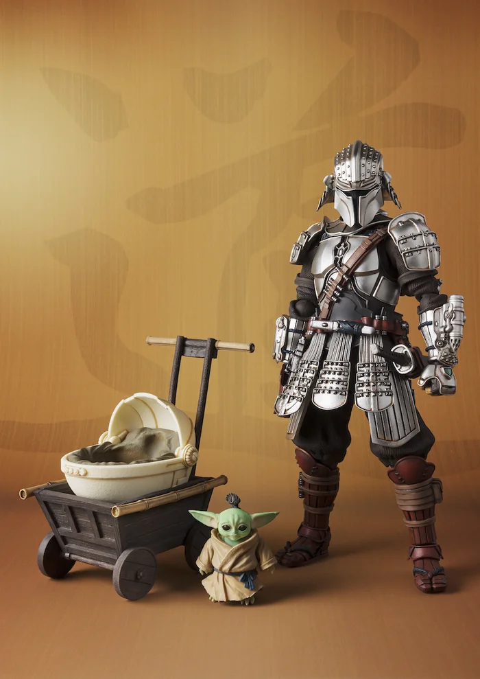 Bandai Meisho Movie Realization The Mandalorian Ronin Mandalorian & Grogu (Beskar Armor) - Image 2