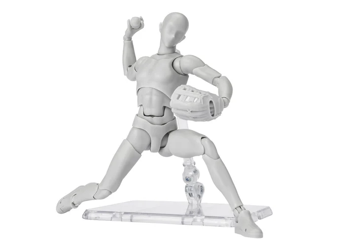 Bandai S.H.Figuarts Body-kun Sports Edition DX Set: Gray Color Ver. - Image 13