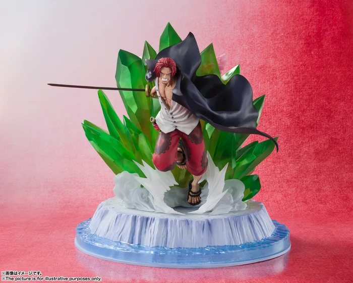 Bandai Figuarts Zero One Piece Shanks And Uta: One Piece Film: Red Ver. - Image 2
