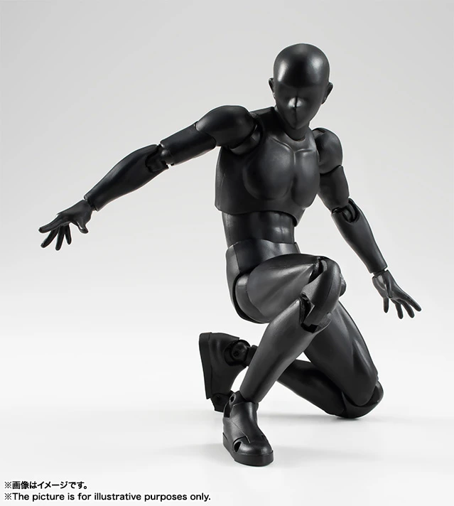 Bandai S.H.Figuarts Body-kun (Solid Black Color Ver.)