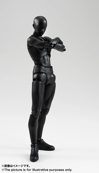 Bandai S.H.Figuarts Body-kun (Solid Black Color Ver.) - Image 2