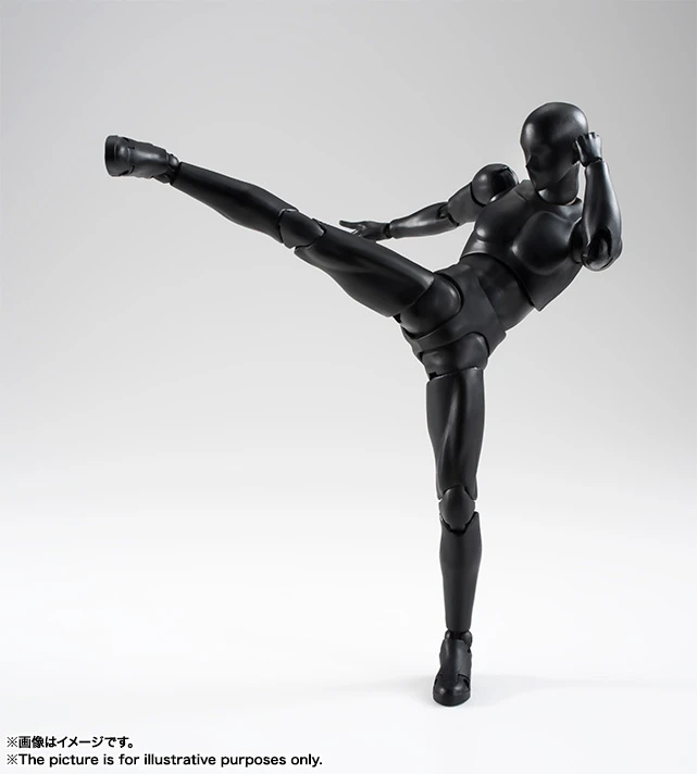 Bandai S.H.Figuarts Body-kun (Solid Black Color Ver.) - Image 4