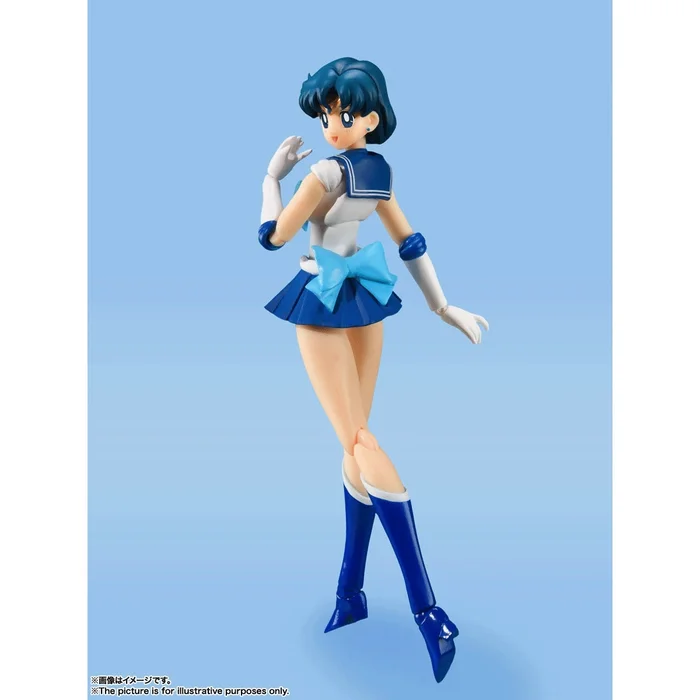 Bandai S.H.Figuarts Pretty Guardian Sailor Moon Sailor Mercury: Animation Color Edition - Image 4