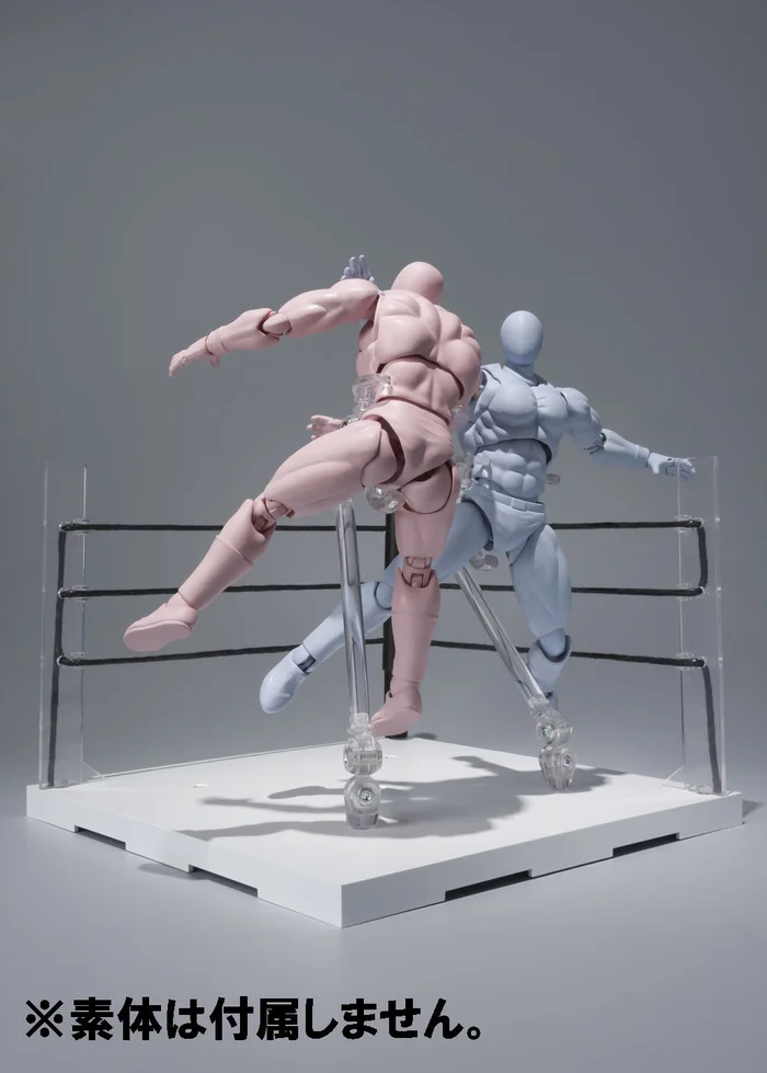 Bandai Tamashii Stage Act Ring Corner (Neutral Corner) & Folding Chair Set - Image 9