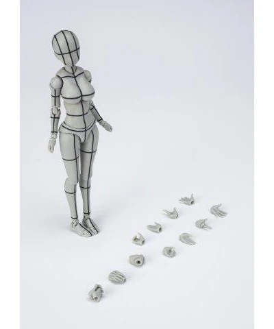 Bandai S.H.Figuarts Body-chan Kentaro Yabuki Wire Frame: Gray Color Ver. - Image 6
