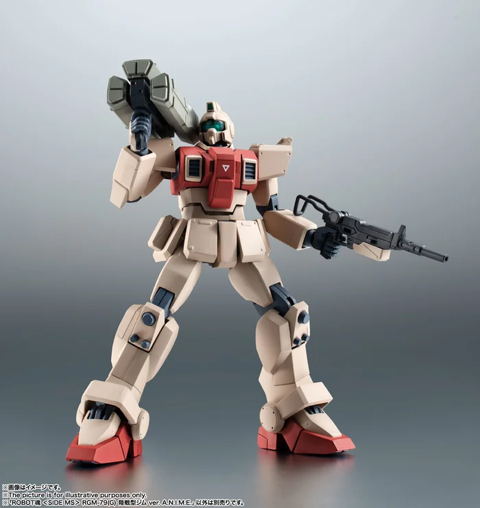 Bandai Robot Spirits Mobile Suit Gundam: The 08th MS Team RGM-79(G) GM Ground Type Ver. A.N.I.M.E. - Image 11