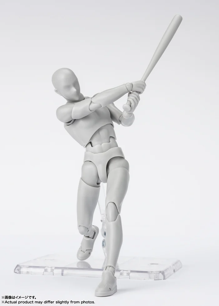 Bandai S.H.Figuarts Body-kun Sports Edition DX Set: Gray Color Ver. - Image 5