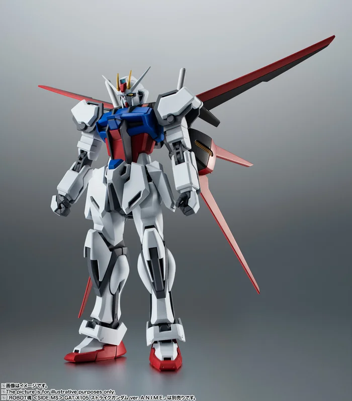 Bandai Robot Spirits Mobile Suit Gundam Seed AQM/E-X01 Aile Striker & Option Parts Set - Image 3