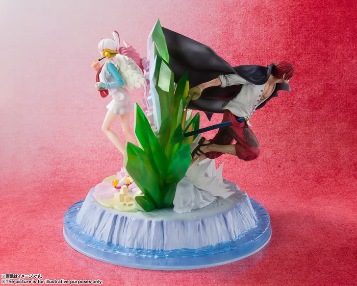Bandai Figuarts Zero One Piece Shanks And Uta: One Piece Film: Red Ver. - Image 6