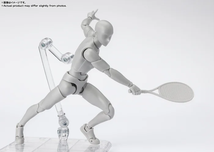 Bandai S.H.Figuarts Body-kun Sports Edition DX Set: Gray Color Ver. - Image 9