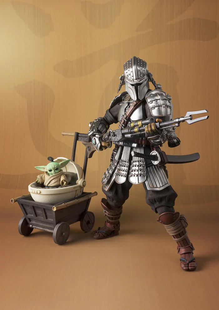 Bandai Meisho Movie Realization The Mandalorian Ronin Mandalorian & Grogu (Beskar Armor)