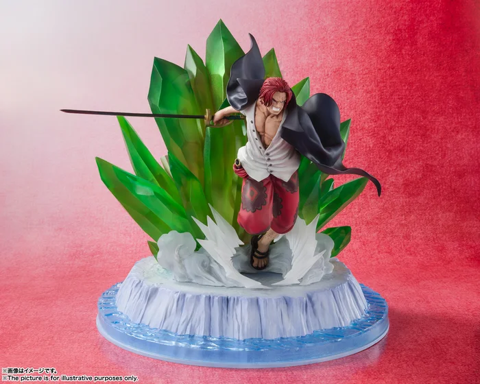 Bandai Figuarts Zero One Piece Shanks And Uta: One Piece Film: Red Ver. - Image 3