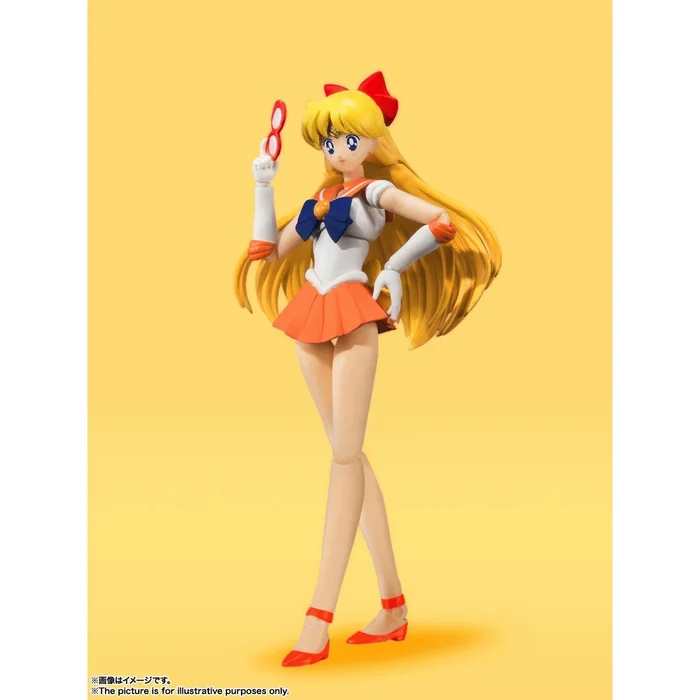 Bandai S.H.Figuarts Pretty Guardian Sailor Moon Sailor Venus: Animation Color Edition - Image 3