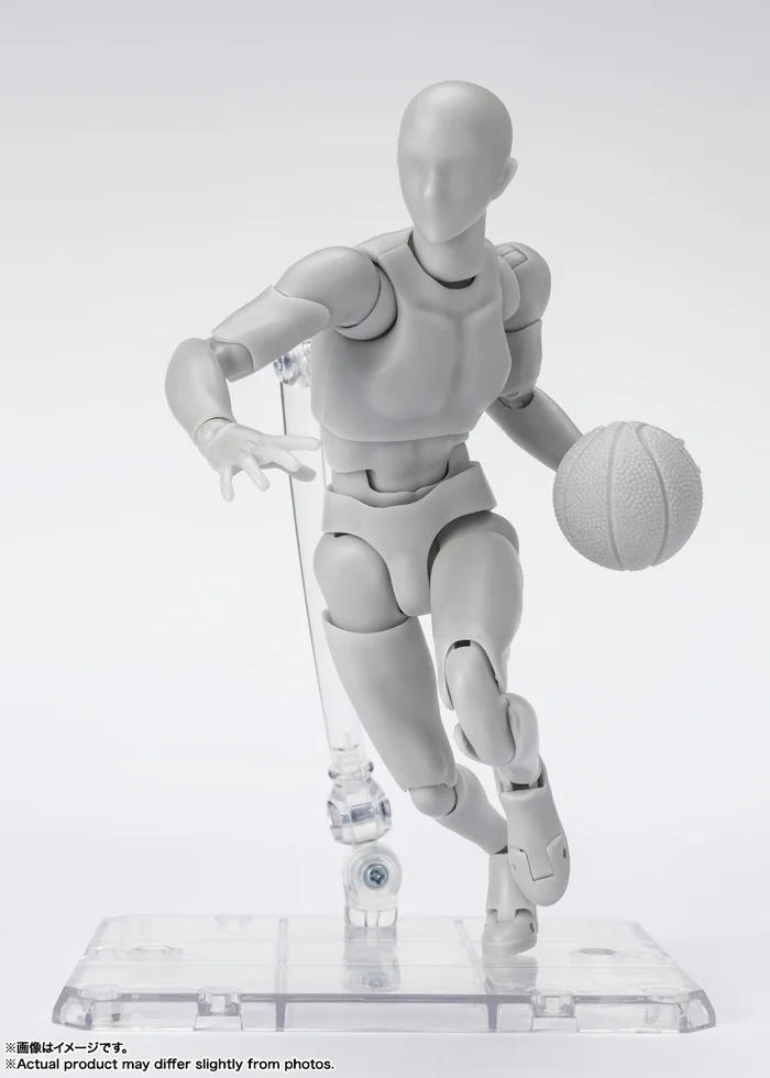 Bandai S.H.Figuarts Body-kun Sports Edition DX Set: Gray Color Ver. - Image 7